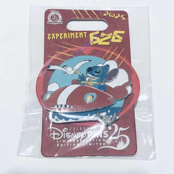 Stitch Experiment 626 Pin Spaceship Pin 626 Day 2025 Limited Edition of 1850 - Picture 2 of 3